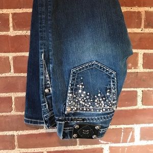 Miss Me bedazzled pocket jeans